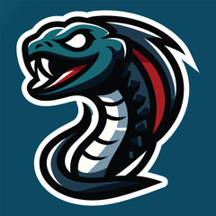Free high quality viper snake mascot logo template