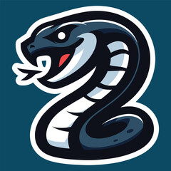 Free high quality viper snake mascot logo template