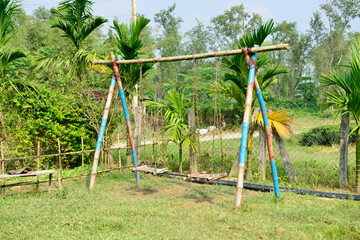 Fototapeta premium playground in the garden