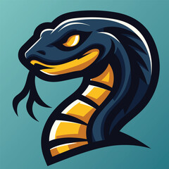 Free high quality viper snake mascot logo template