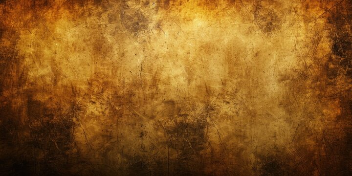 Grungy Brown Background With Black Border