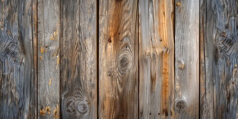 Obraz premium Close Up of Peeling Paint on Wooden Fence