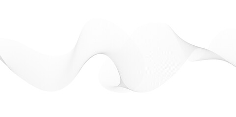 Abstract wave element for design. Digital frequency track equalizer. Stylized line art background. Vector illustration. Wave with lines created using blend tool. Curved wavy line, smooth stripe.
