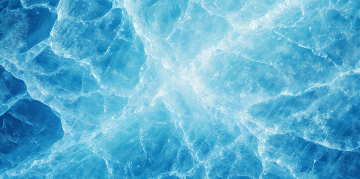 Winter frost patterns on glass.