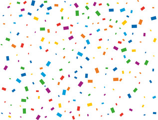 Luxury light rainbow glitter confetti background. Colored festive texture.