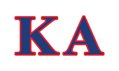 Kappa Alpha greek letter, KA greek letters, KA