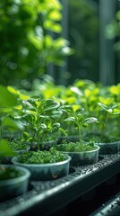 Close up of indoor plant planting