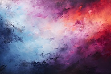Colorful abstract banner, watercolor, clouds, air. Space for design and advertisement. Copy space and mock-up template - obrazy, fototapety, plakaty