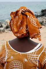 Belle coiffe de femme africaine