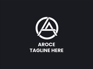 modern business letter logo design