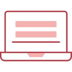 Obraz premium Laptop Icon