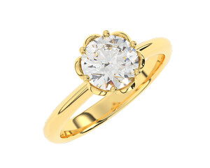 Jewelry isolated on background. 3d rendering - illustration