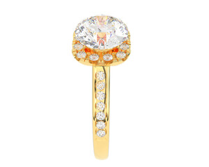 Jewelry isolated on background. 3d rendering - illustration