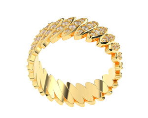 Obraz premium Jewelry isolated on background. 3d rendering - illustration