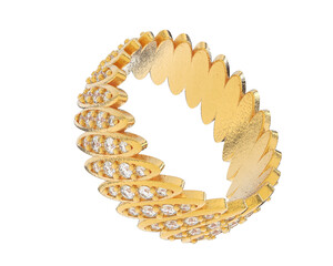 Obraz premium Jewelry isolated on background. 3d rendering - illustration