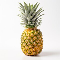 pineapple on a white background high resolution