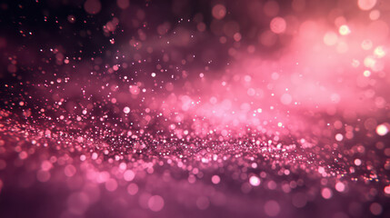 pink luxury glitter and bokeh particles, pink bokeh background, holiday festival background