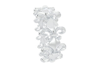 Jewelry isolated on background. 3d rendering - illustration