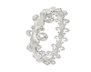 Jewelry isolated on background. 3d rendering - illustration