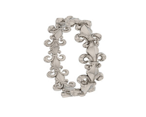 Jewelry isolated on background. 3d rendering - illustration