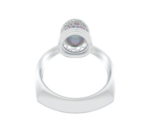 Jewelry isolated on background. 3d rendering - illustration