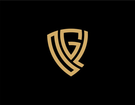 OGL creative letter logo design vector icon illustration	