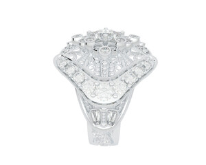 Obraz premium Jewelry isolated on background. 3d rendering - illustration