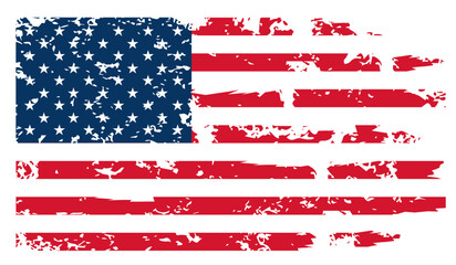 USA flag - original colors and proportions. United States Vector illustration EPS 10