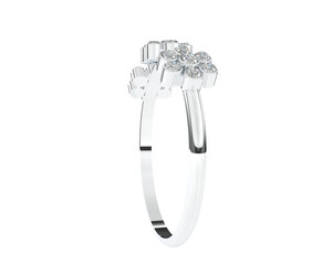 Jewelry isolated on background. 3d rendering - illustration