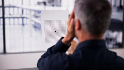 Amsler Grid Sight Examination
