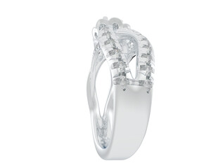 Jewelry isolated on background. 3d rendering - illustration