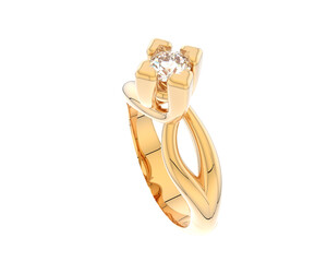 Jewelry isolated on background. 3d rendering - illustration