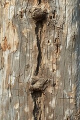 Close-Up View of Rough Pine Tree Bark Texture in Natural Daylight