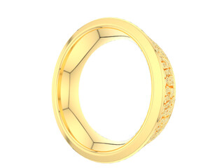 Obraz premium Jewelry isolated on background. 3d rendering - illustration