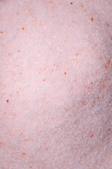Fine pink Himalayan table salt in a ceramic bowl