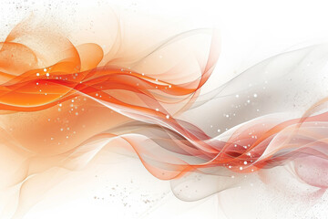 Abstract futuristic background with red wave shapes. Visualization of motion waves. Wallpaper or backdrop for modern projects