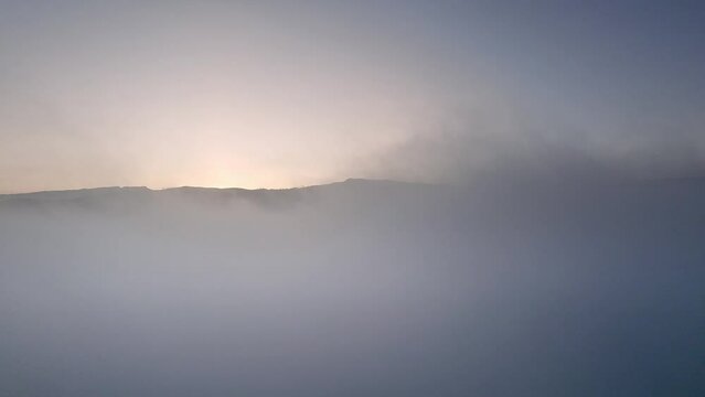 Fog over the city
