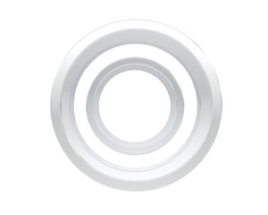 Jewelry isolated on background. 3d rendering - illustration