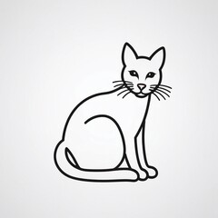 Bold Monochromatic Animal Vector Icon