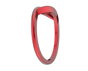 Obraz premium Jewelry isolated on background. 3d rendering - illustration