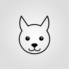 Bold Monochromatic Animal Vector Icon