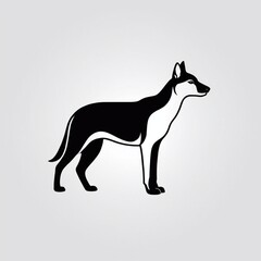 Bold Monochromatic Animal Vector Icon