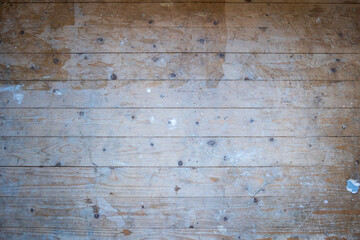 Old wood floor texture hardwood during room renovation in england uk