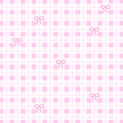 Pink ribbon pattern for Valentine's day, background, wallpaper, fabric print, textile, backdrop, print, banner, social media post, ad template, clothing, frame, packaging, gift wrap, card