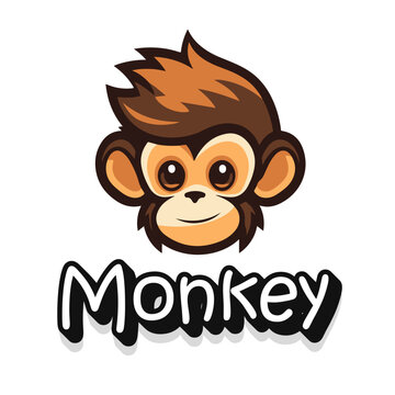 Free vector cute monkey 
