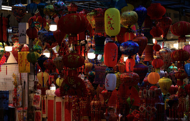 Lanterns in Old Hanoi, Vietnam