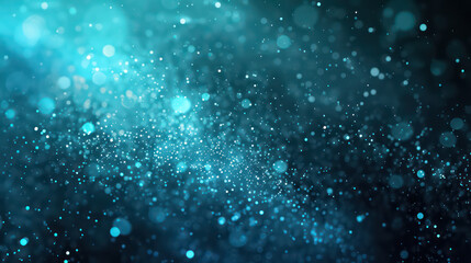 turqoise luxury glitter and bokeh particles, turqoise bokeh background, holiday festival background