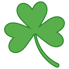 Lineal Color Clover Leaves