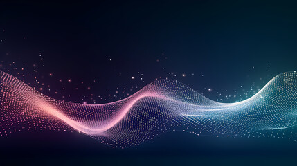 Fototapeta premium Abstract background of future network technology and network connections