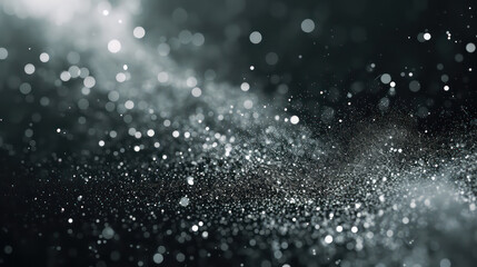 grey white luxury glitter and bokeh particles, grey white bokeh background, holiday festival...
